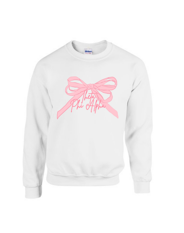Theta Phi Alpha Bow Crewneck