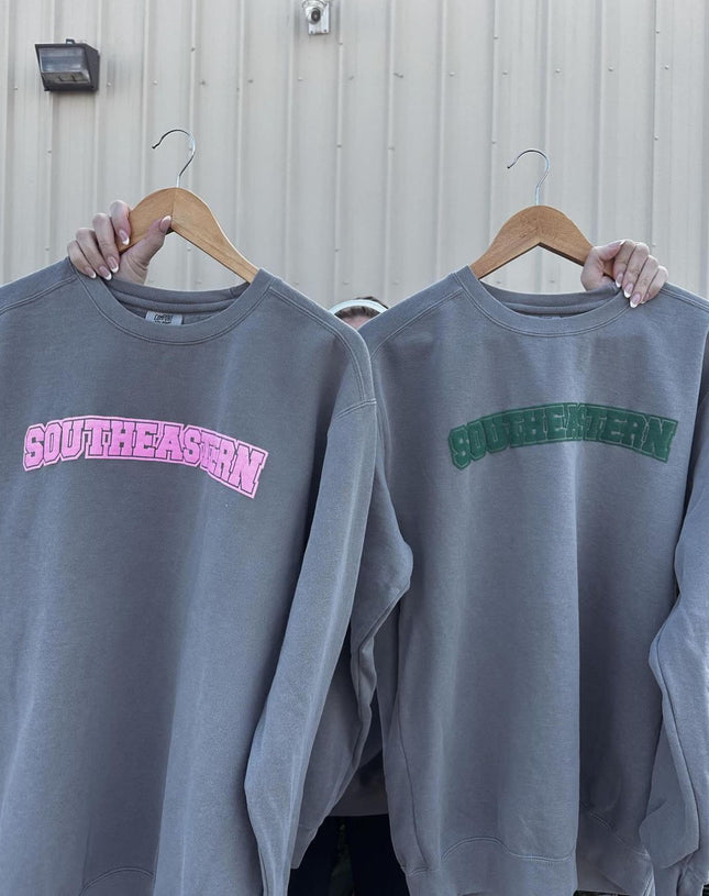 SLU Puff Print Crewneck