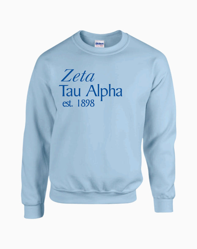 Zeta Tau Alpha Est. Crewneck