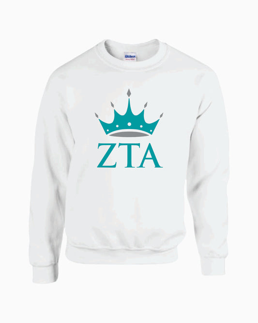 Zeta Tau Alpha Logo Crewneck