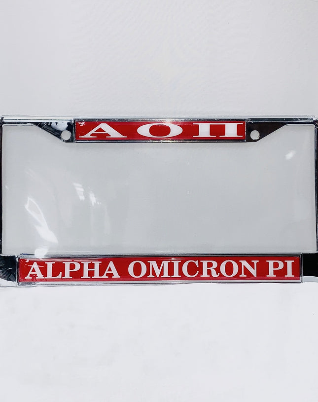Sorority License Plate Cover