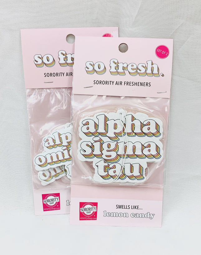Retro Rainbow Sorority Air Fresheners
